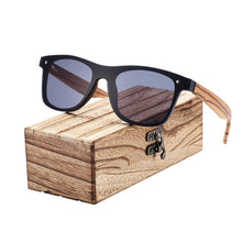 Load image into Gallery viewer, BARCUR New Fashion Shades Zebra Wood Sunglasses Men UV400 Protection Sun Glasses Wood Women Glasses Oculos de sol masculino