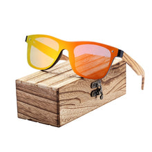 Load image into Gallery viewer, BARCUR New Fashion Shades Zebra Wood Sunglasses Men UV400 Protection Sun Glasses Wood Women Glasses Oculos de sol masculino
