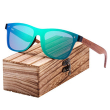 Load image into Gallery viewer, BARCUR Sunglasses Men Polarized Wood Sun glasses for men Sports Eyewear Square Sunglasses Women Oculos de sol masculino