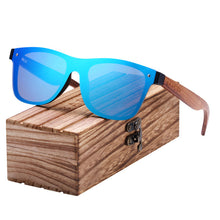 Load image into Gallery viewer, BARCUR Sunglasses Men Polarized Wood Sun glasses for men Sports Eyewear Square Sunglasses Women Oculos de sol masculino