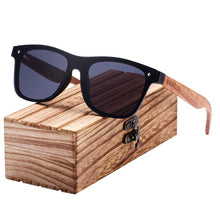 Load image into Gallery viewer, BARCUR Sunglasses Men Polarized Wood Sun glasses for men Sports Eyewear Square Sunglasses Women Oculos de sol masculino