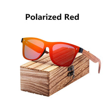 Load image into Gallery viewer, BARCUR Sunglasses Men Polarized Wood Sun glasses for men Sports Eyewear Square Sunglasses Women Oculos de sol masculino