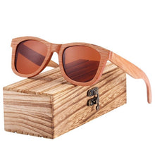 Load image into Gallery viewer, BARCUR Do Wooden Sun glasses for Men Polarized Sunglasses Wood oculos de sol feminino frete gratis