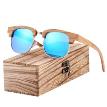 Load image into Gallery viewer, BARCUR Wood Gradient glass Male Sunglasses Wooden Box free UV400 Protection Polarized oculos de sol feminino