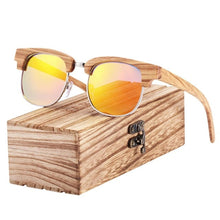 Load image into Gallery viewer, BARCUR Wood Gradient glass Male Sunglasses Wooden Box free UV400 Protection Polarized oculos de sol feminino