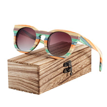Load image into Gallery viewer, BARCUR Original Round Sunglasses Polarized Gradient Sun glasses Round Sports Eyewear lunette de soleil homme