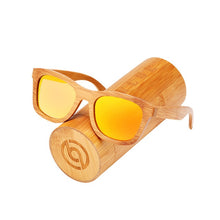 Load image into Gallery viewer, BARCUR Retro Men Sun glasses Women Polarized Sunglasses Bamboo Handmade Wood Sunglasses Beach Wooden Glasses Oculos de sol