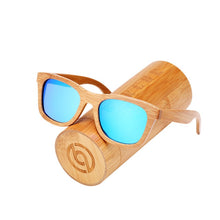 Load image into Gallery viewer, BARCUR Retro Men Sun glasses Women Polarized Sunglasses Bamboo Handmade Wood Sunglasses Beach Wooden Glasses Oculos de sol