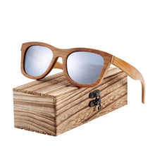 Load image into Gallery viewer, BARCUR Retro Men Sun glasses Women Polarized Sunglasses Bamboo Handmade Wood Sunglasses Beach Wooden Glasses Oculos de sol