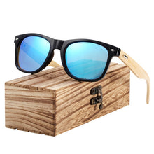 Load image into Gallery viewer, BARCUR Bamboo Sunglasses Men Women Travel Goggles Sun Glasses Vintage Wooden Leg Eyeglasses Fashion Sunglasses Male