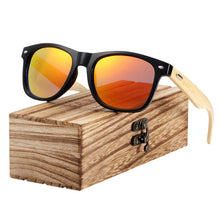 Load image into Gallery viewer, BARCUR Bamboo Sunglasses Men Women Travel Goggles Sun Glasses Vintage Wooden Leg Eyeglasses Fashion Sunglasses Male
