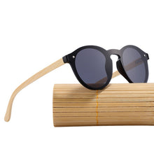 Load image into Gallery viewer, BARCUR Sunglasses Cat Eye Wood Bamboo Sunglasses Women Fashion Mirror Sunglasses Men Brand Designer Glasses