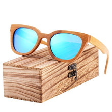 Load image into Gallery viewer, BARCUR New Bamboo Sun Glasses Men Wood Sunglasses Women Eyewear UV400 Protection Polarized Shades Best Gift