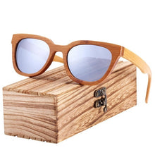 Load image into Gallery viewer, BARCUR New Bamboo Sun Glasses Men Wood Sunglasses Women Eyewear UV400 Protection Polarized Shades Best Gift